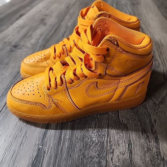 Air Jordan1 Retro High Gatorade Orange Peel Size 4Y GS AJ6000-880 - Picture 4 of 8